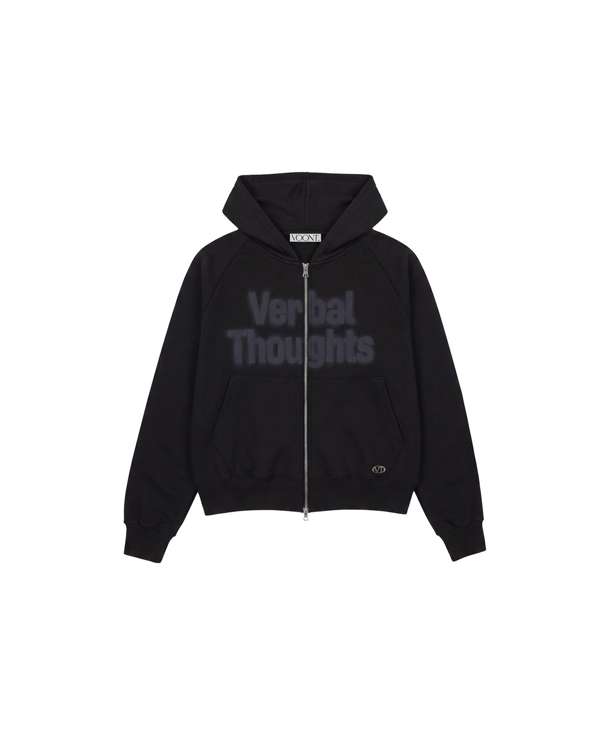 분트(VOONT) Noir Gradient Hood Zip-Up (BLACK)