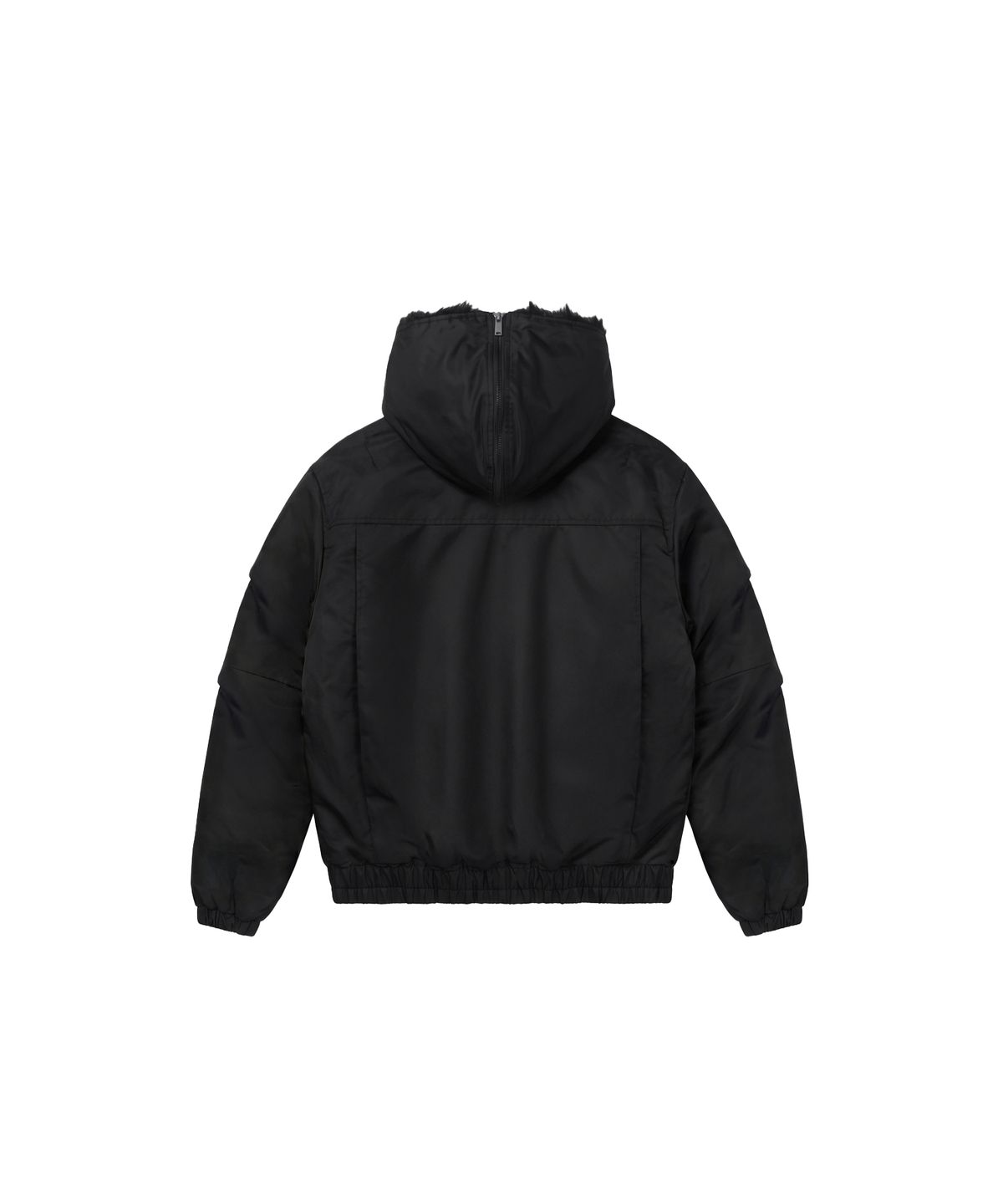 분트(VOONT) Shadow Fur Hood Jacket (BLACK)