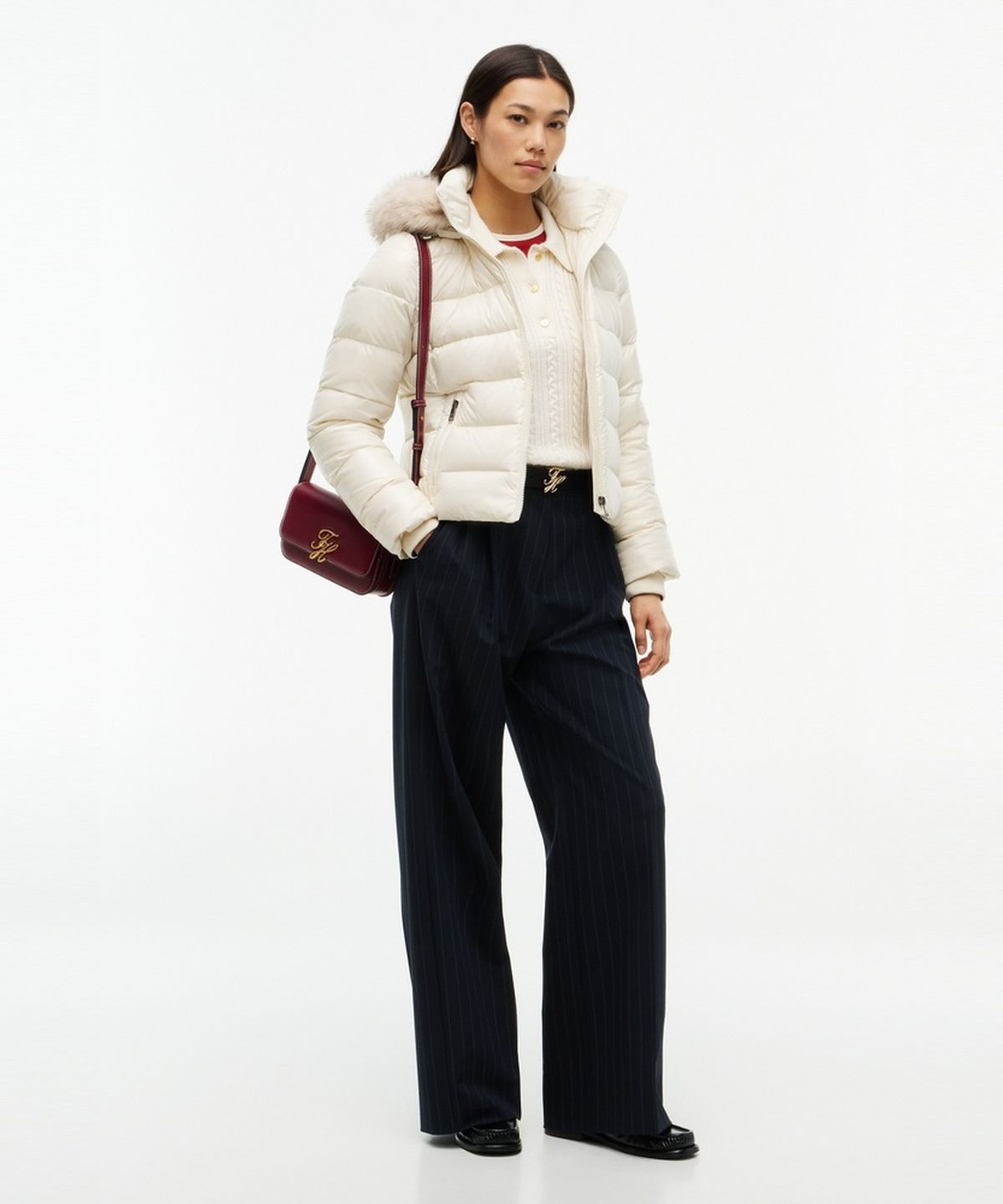타미힐피거(TOMMY HILFIGER) 글로스 슬림 자켓 (T22G7QJC082WT1ACH)