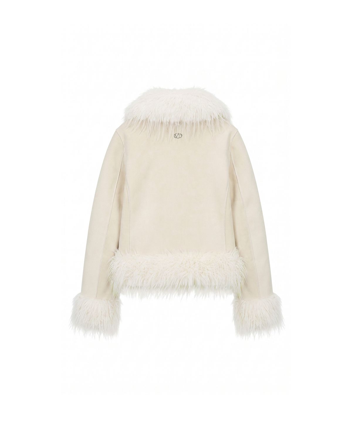 분트(VOONT) Reversible Shearling Mustang Coat (IVORY)