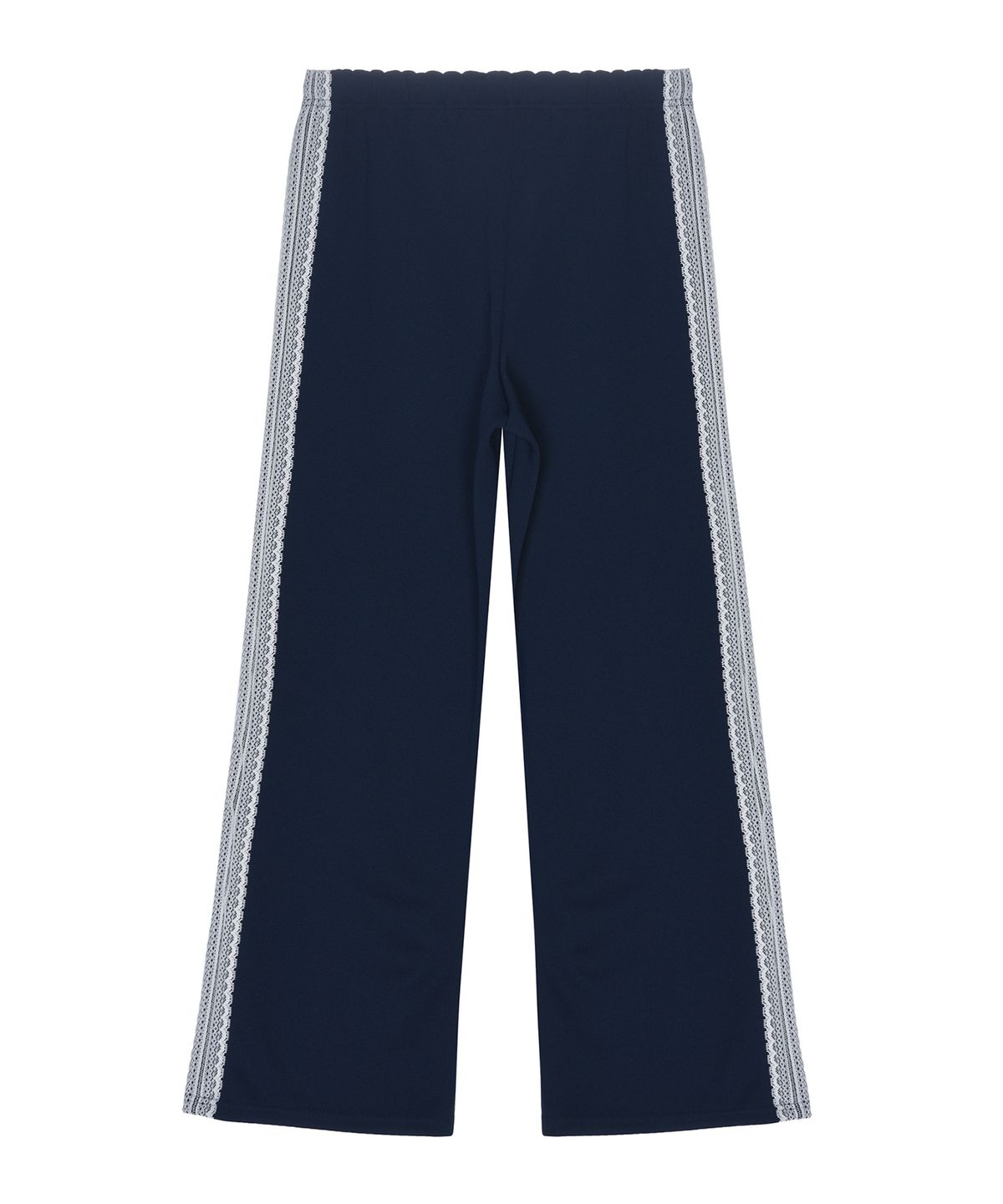 닉앤니콜(NICK&NICOLE) LACE LINE WIDE PANTS_NAVY