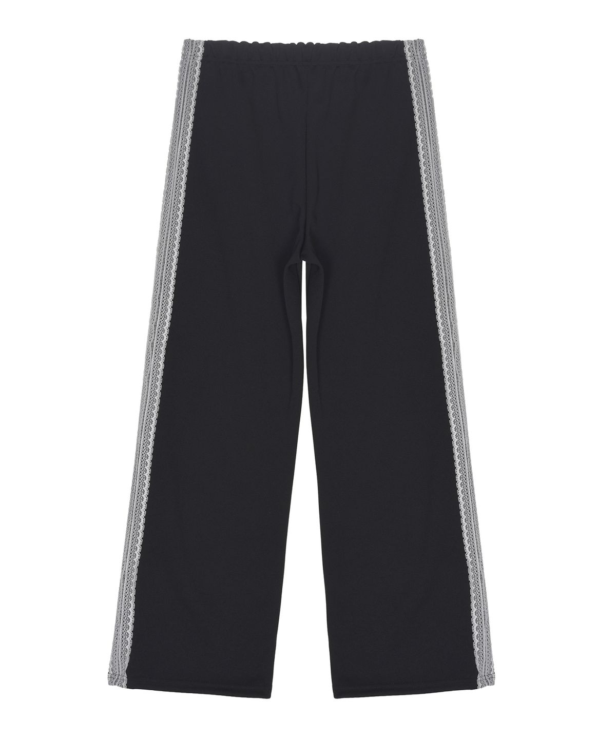 닉앤니콜(NICK&NICOLE) LACE LINE WIDE PANTS_CHARCOAL