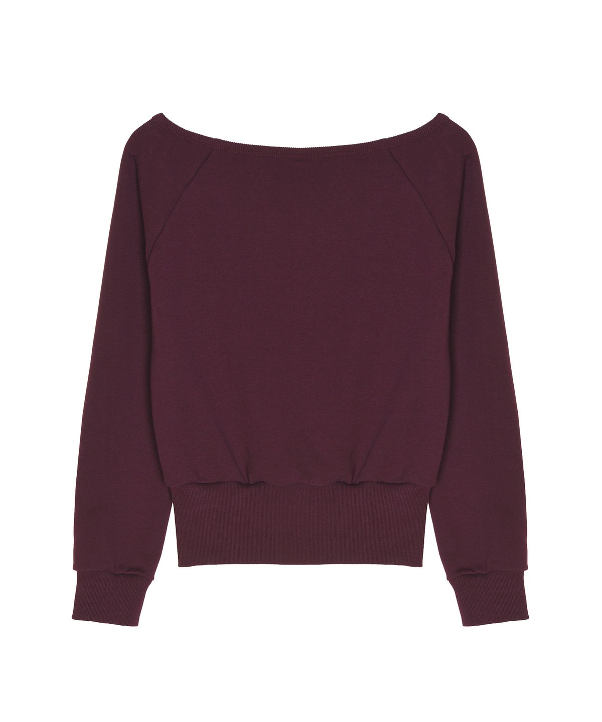 닉앤니콜(NICK&NICOLE) NICOLE SLIT SWEATSHIRT_BURGUNDY
