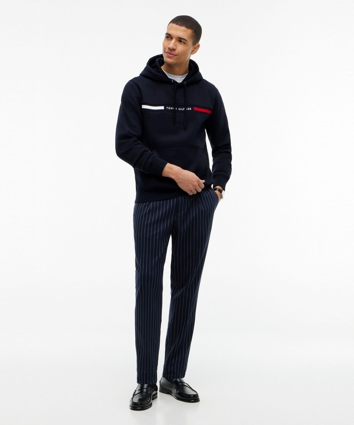 타미힐피거(TOMMY HILFIGER) 체스트 인서트 후디 (T12G7TPO860MT3DW5)