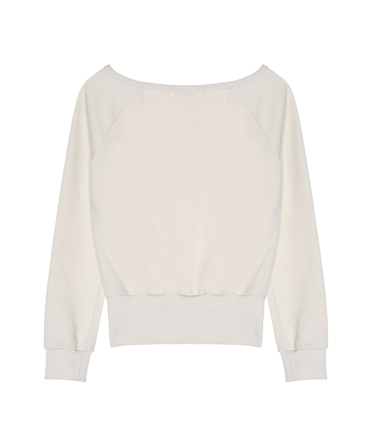 닉앤니콜(NICK&NICOLE) NICOLE SLIT SWEATSHIRT_CREAM