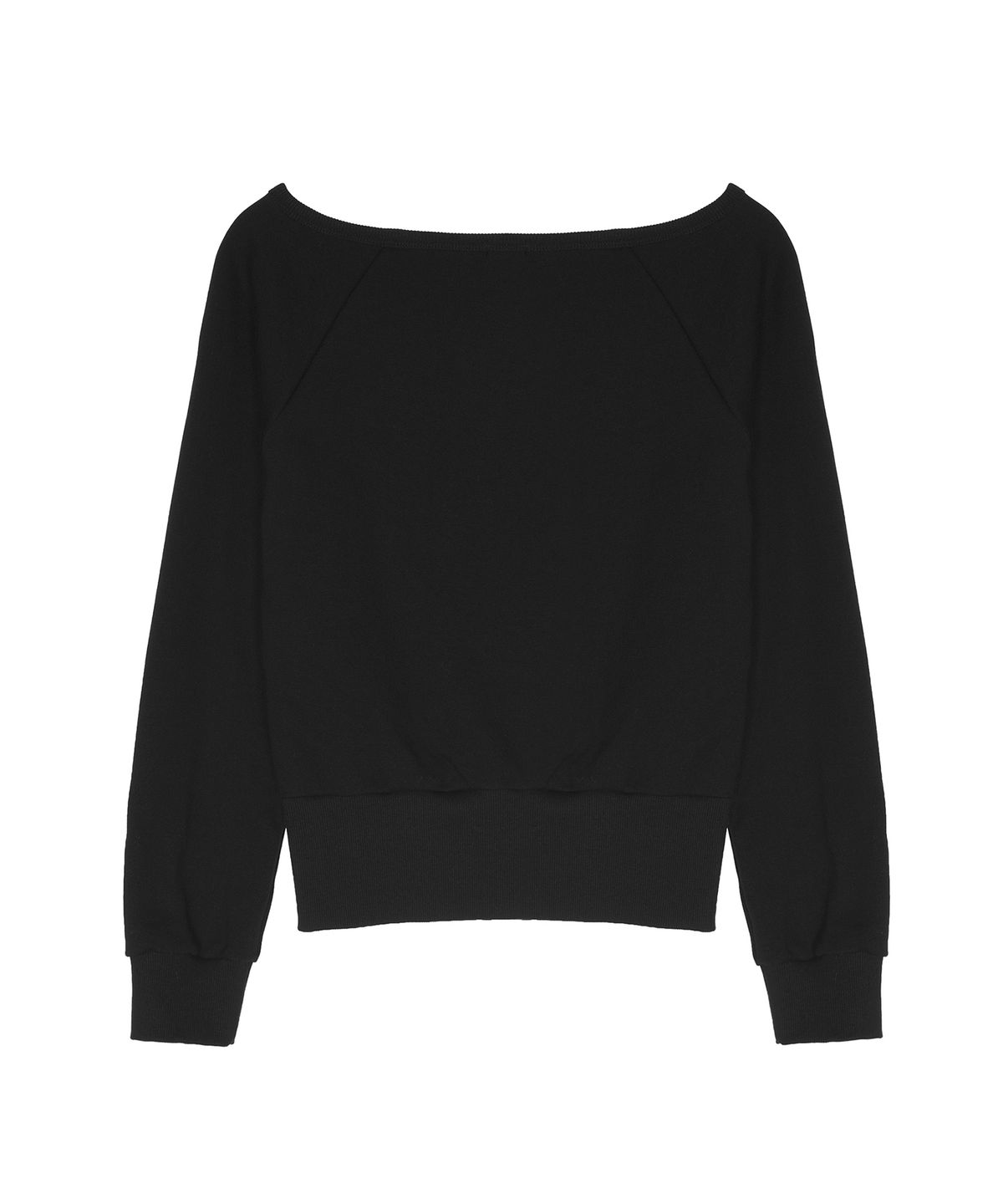 닉앤니콜(NICK&NICOLE) NICOLE SLIT SWEATSHIRT_BLACK