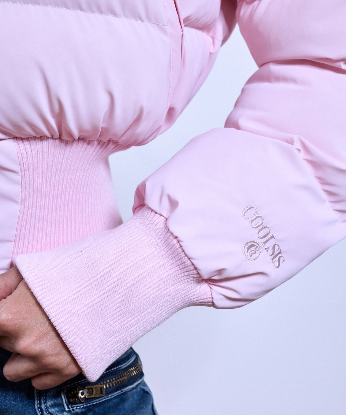 쿨시스(COOLSIS) CS 20s FUR PUFFER JACKET-021 (PINK)