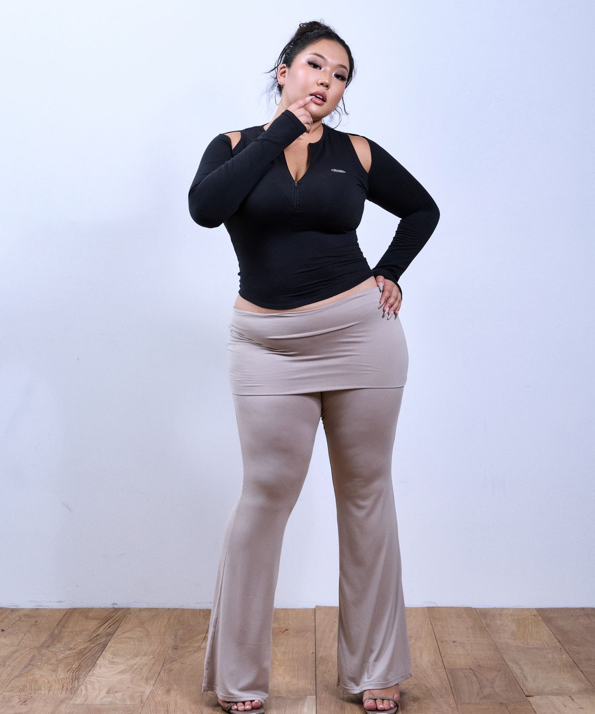 쿨시스(COOLSIS) CS RUSH SLICK ZIP TOP-080 (BLACK)