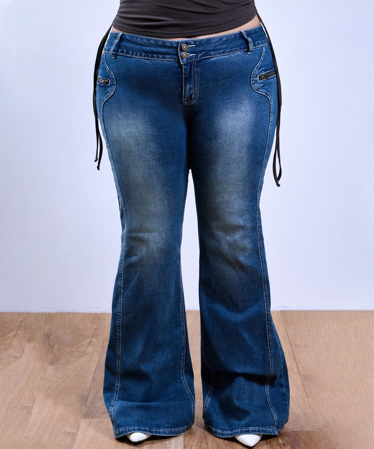쿨시스(COOLSIS) CS SIDE ZIPPER BOOTCUT JEANS-079