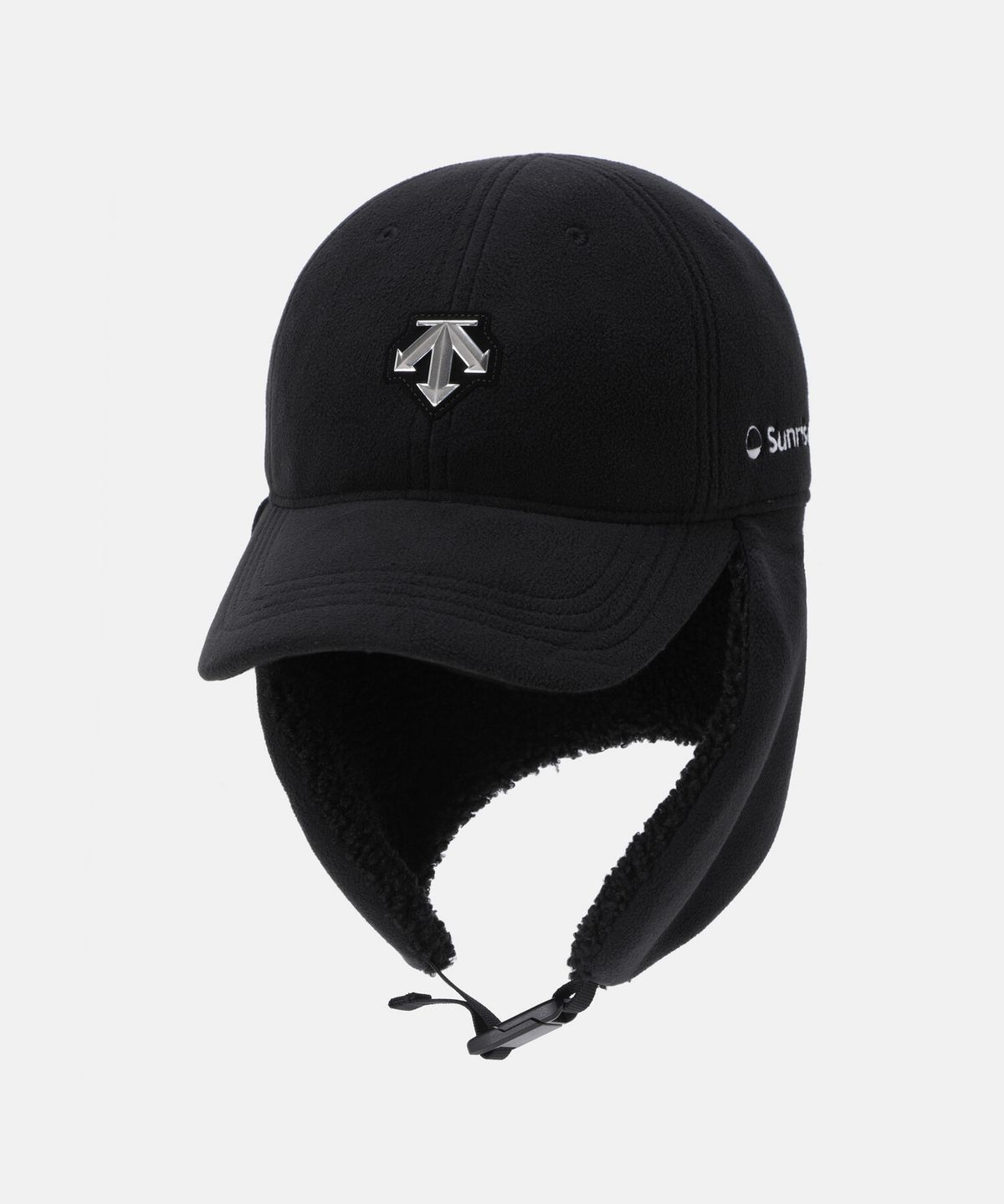 데상트(DESCENTE) 스위스 스키 플리스 트루퍼햇 블랙 SR323ICP90