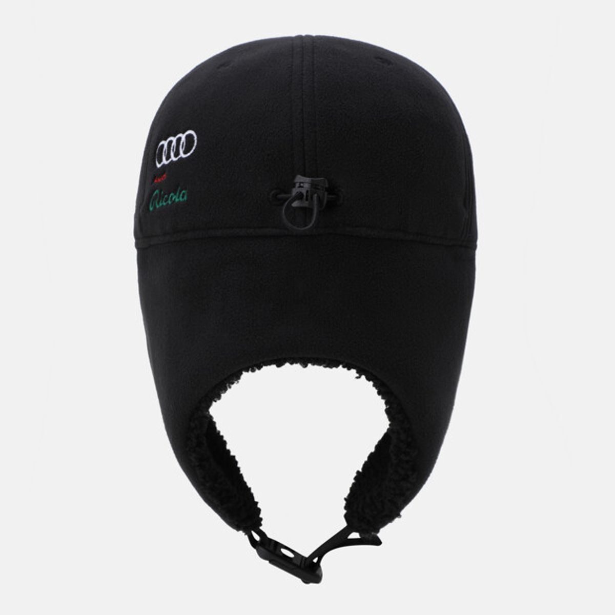데상트(DESCENTE) 스위스 스키 플리스 트루퍼햇 블랙 SR323ICP90
