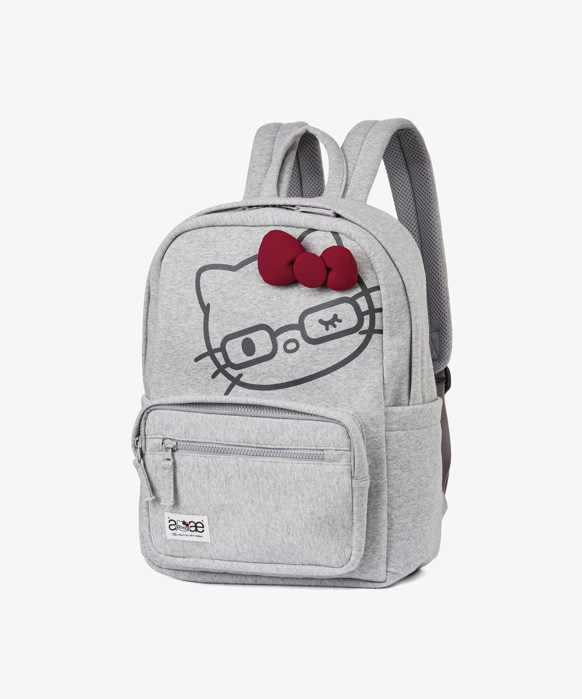 에이이에이이(AEAE) HELLO KITTY FACE BACKPACK [GREY]