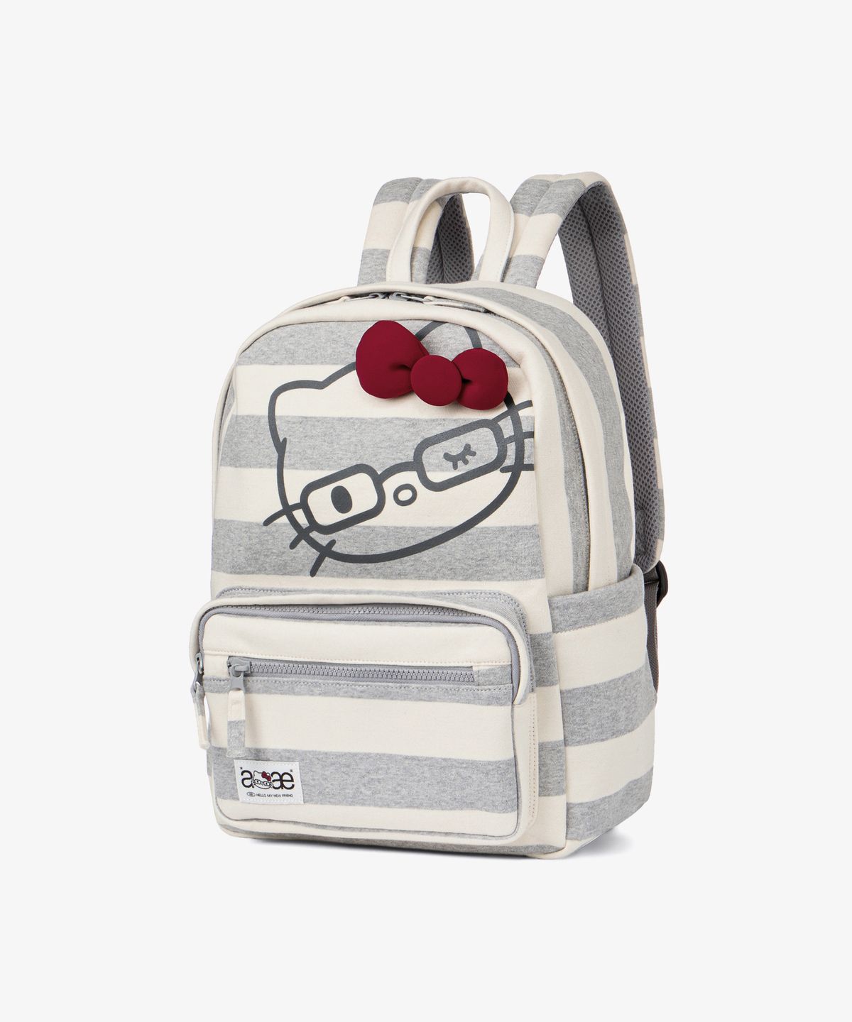 에이이에이이(AEAE) HELLO KITTY FACE BACKPACK [STRIPE]