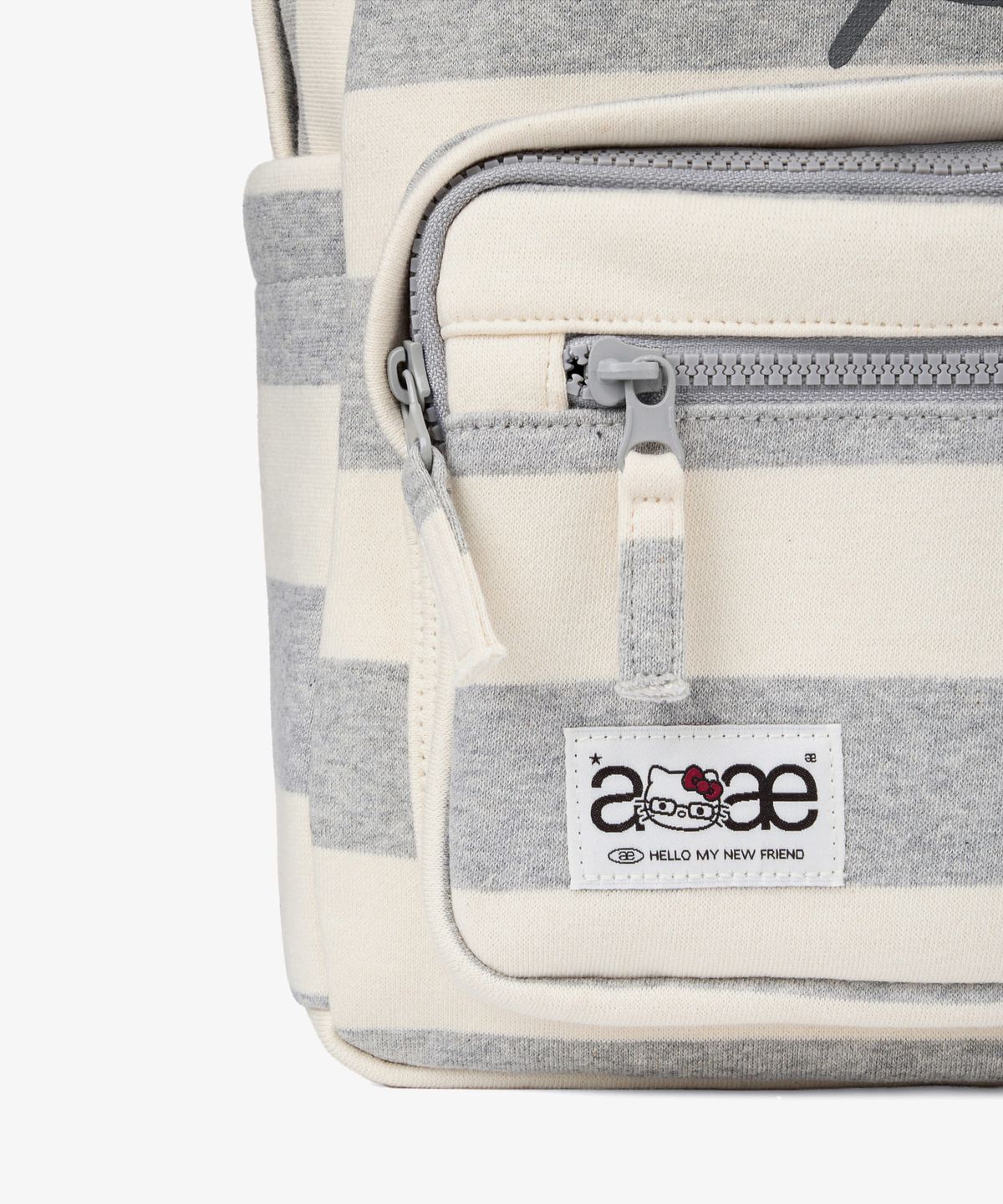 에이이에이이(AEAE) HELLO KITTY FACE BACKPACK [STRIPE]