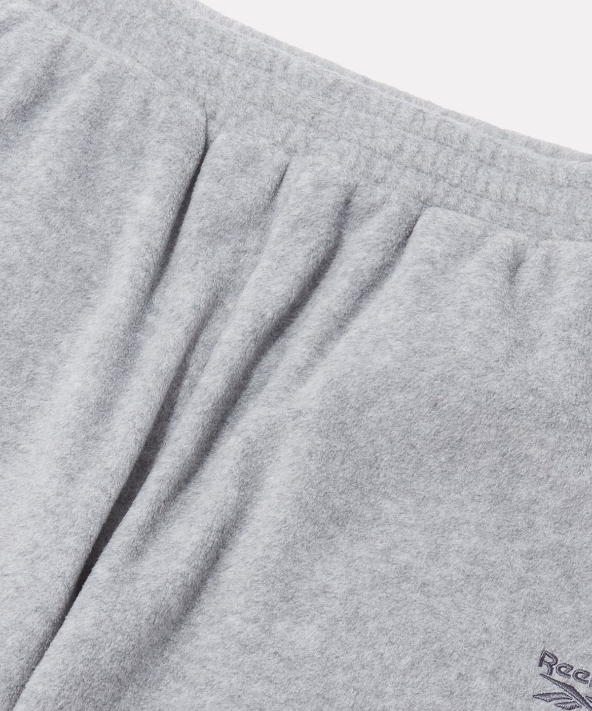 리복(REEBOK) 플리스 와이드 2WAY 팬츠 - 그레이