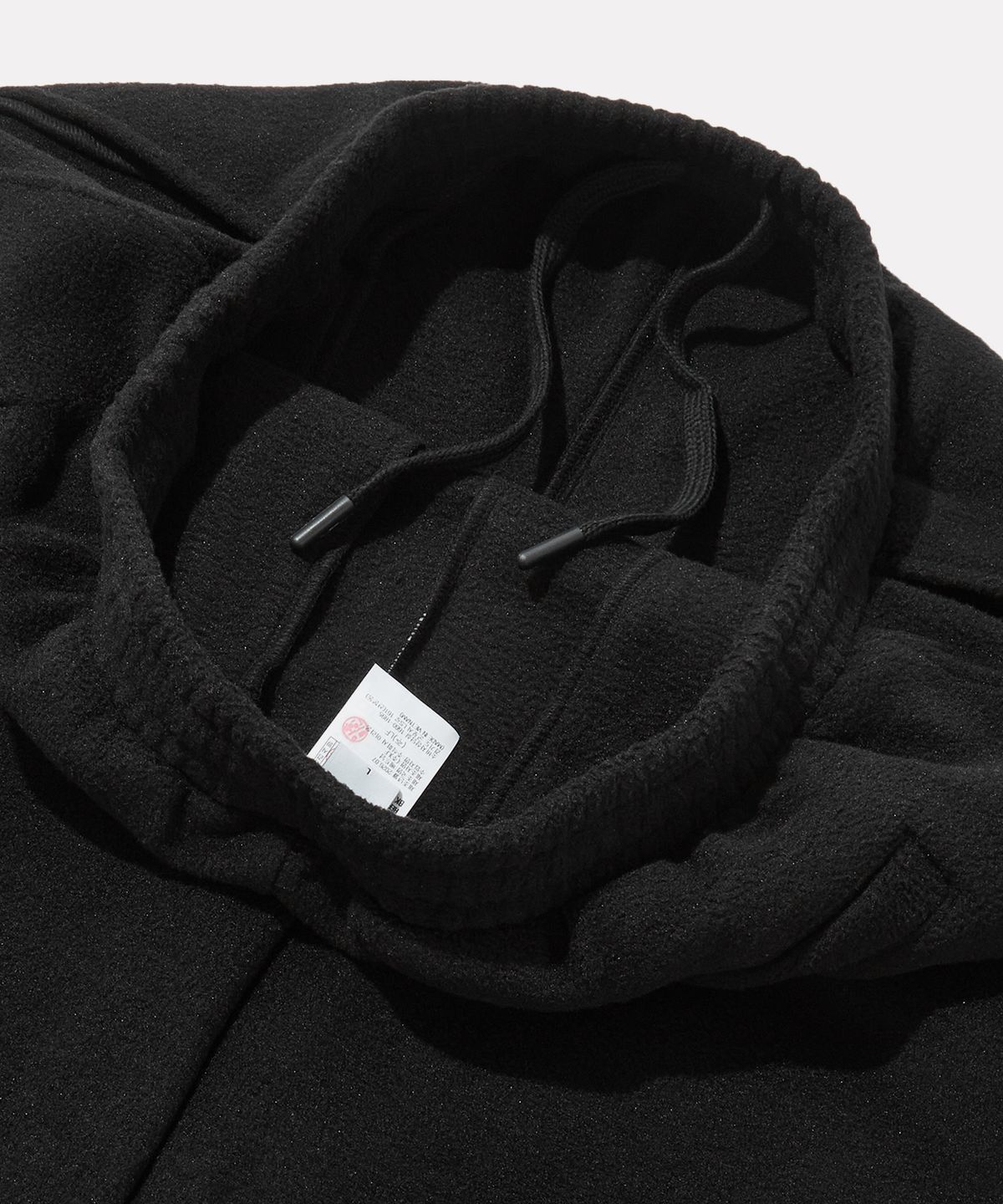 리복(REEBOK) 플리스 와이드 2WAY 팬츠 - 블랙