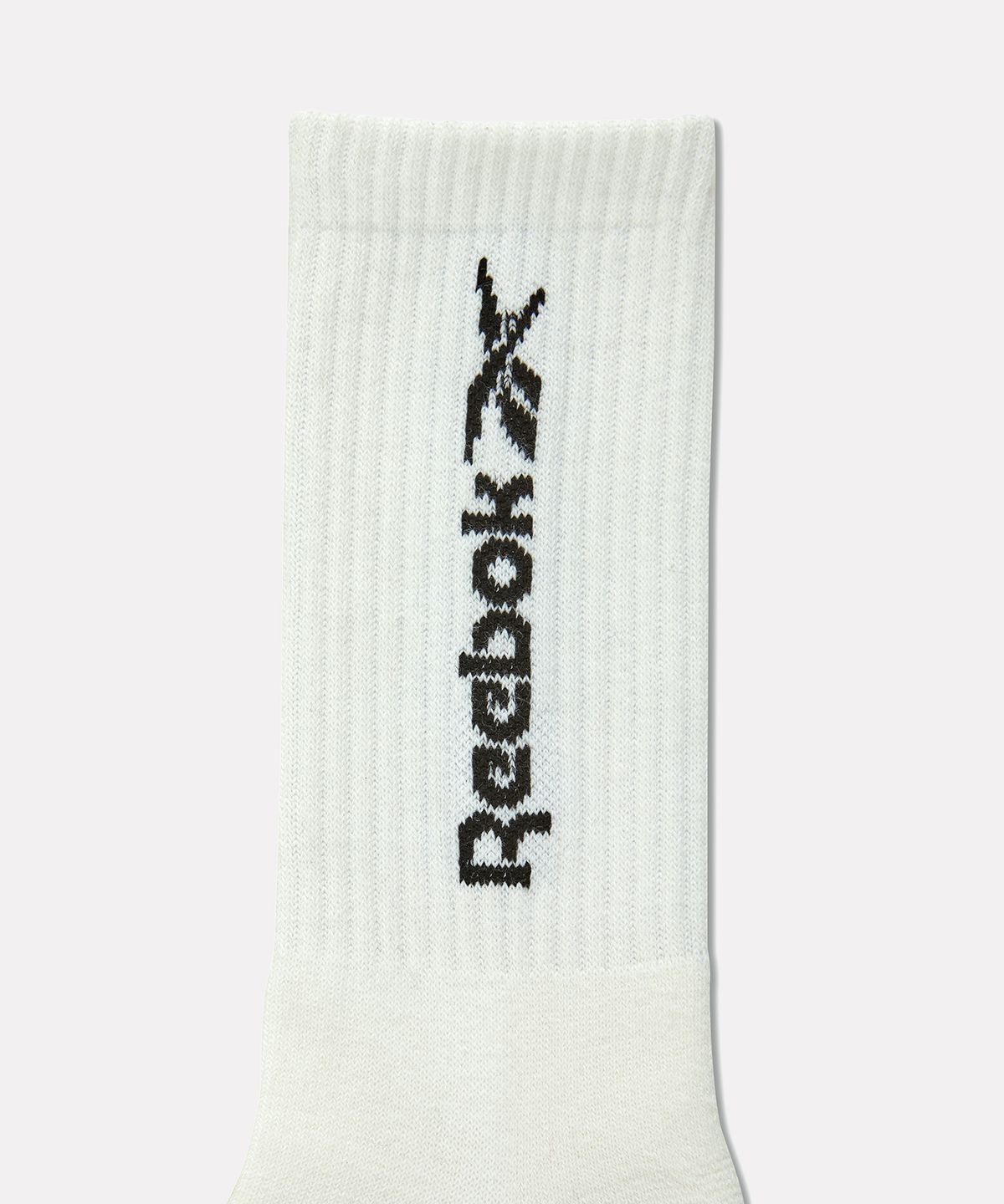 리복(REEBOK) 로고 믹스 크루 삭스 3PACK - 화이트/크림/블랙