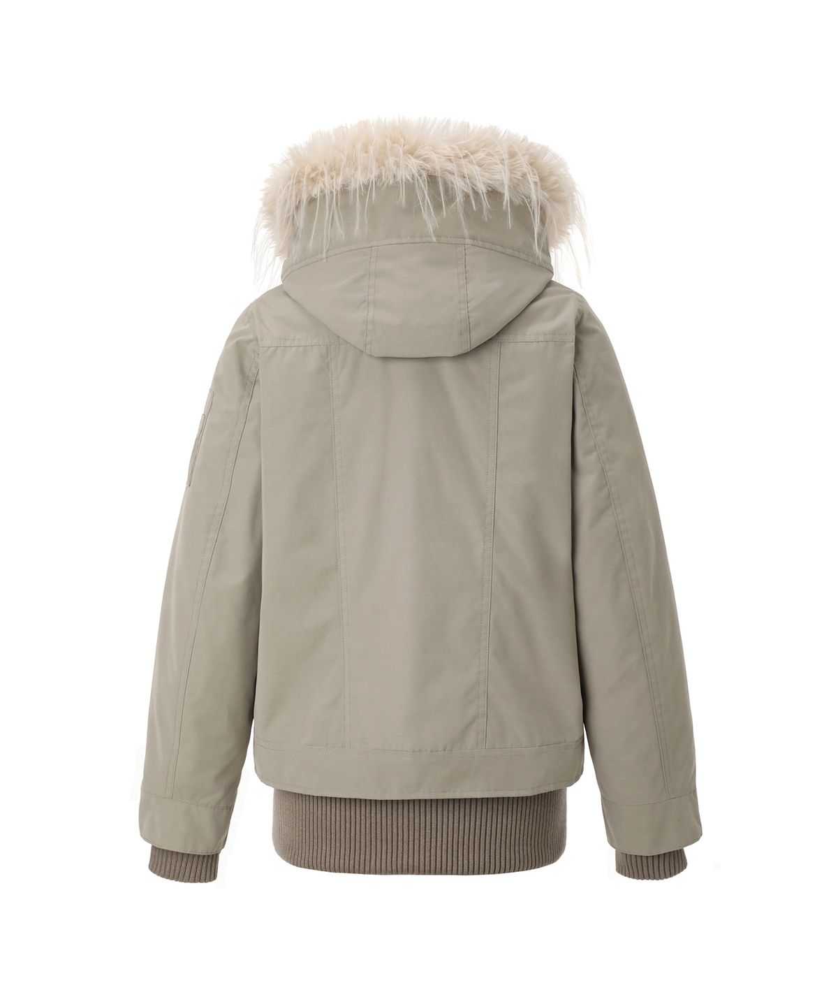 미레코(MIRECO) FIELD FUR HOOD PARKA TAUPE BEIGE