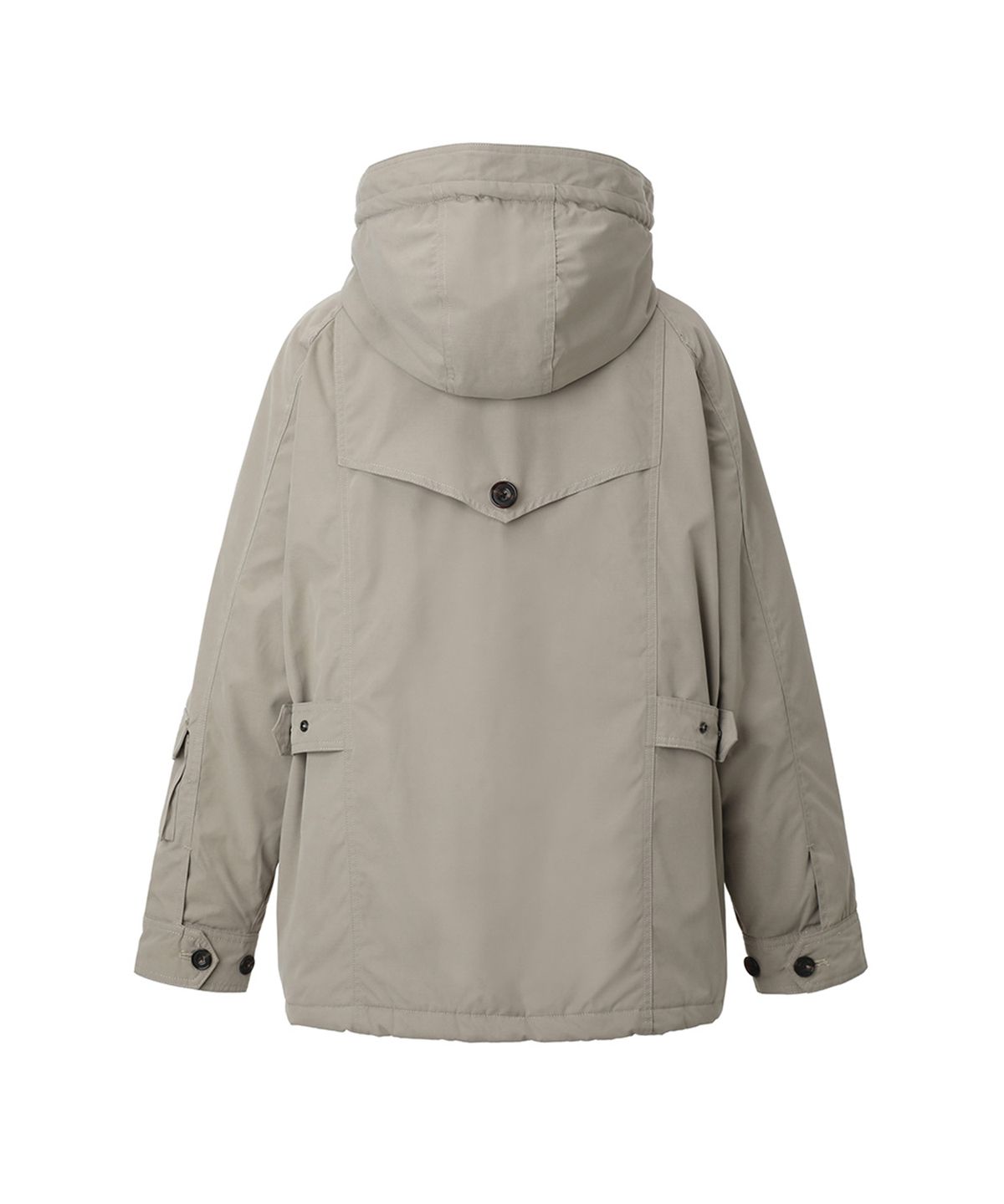 미레코(MIRECO) HOODED LONG FIELD PARKA TAUPE BEIGE