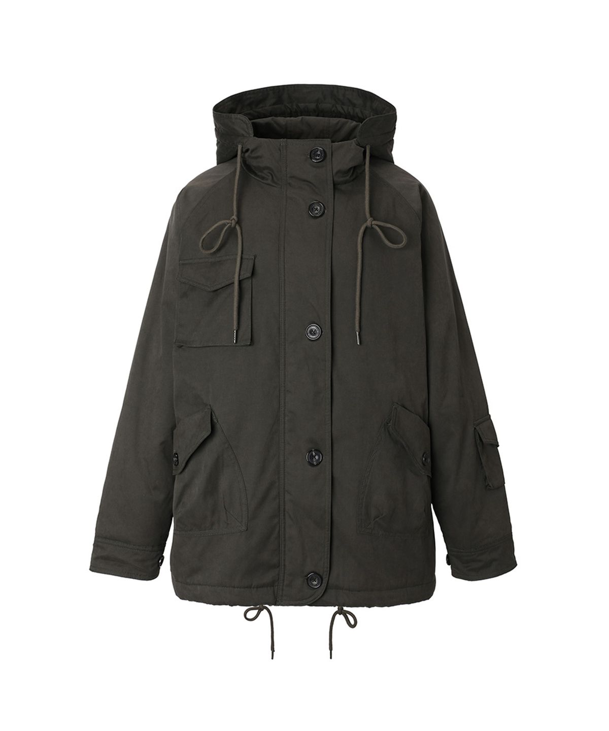 미레코(MIRECO) HOODED LONG FIELD PARKA KHAKI