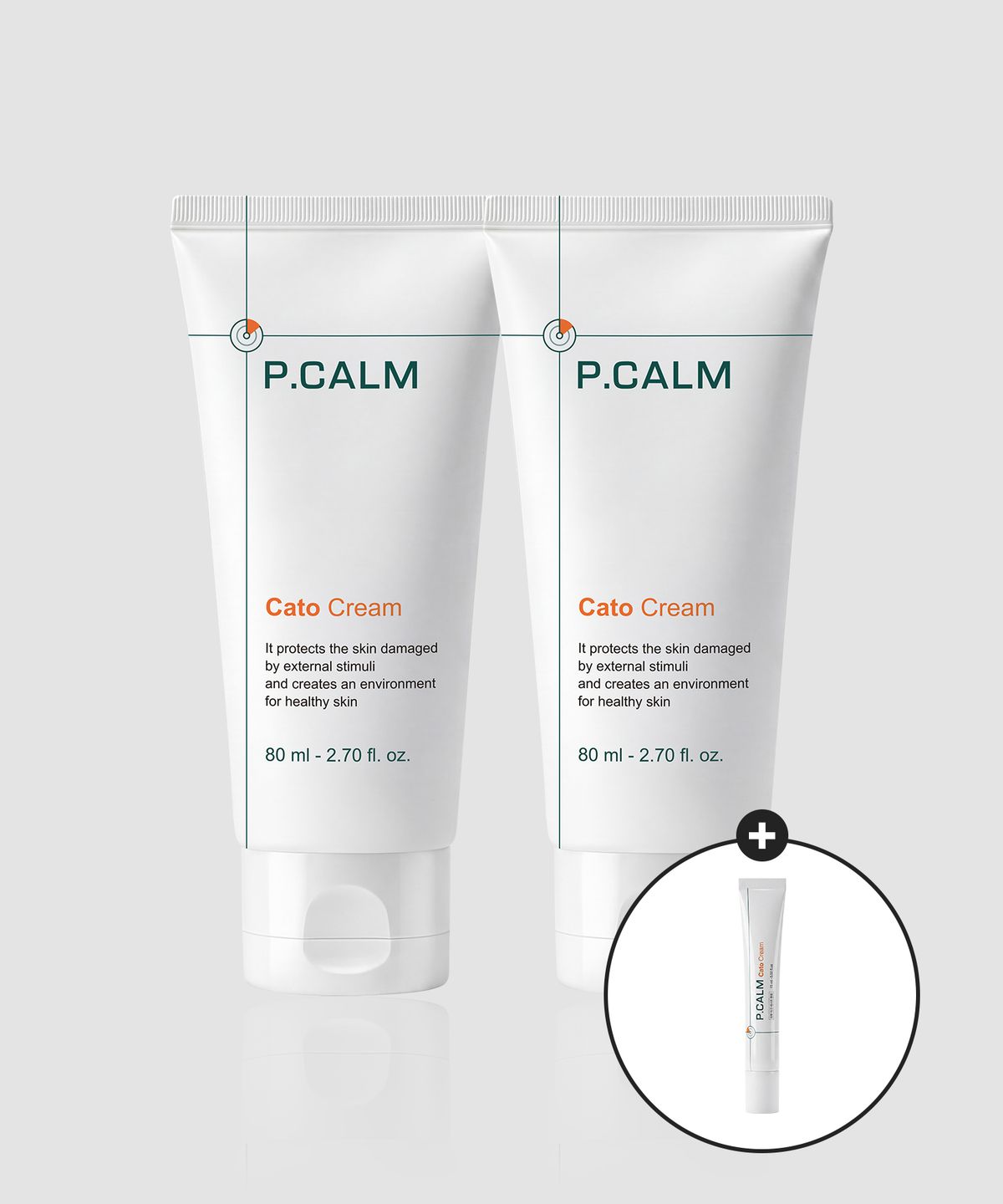 피캄(PCALM) 카토 크림 80ml 2개(+15ml 추가 증정)