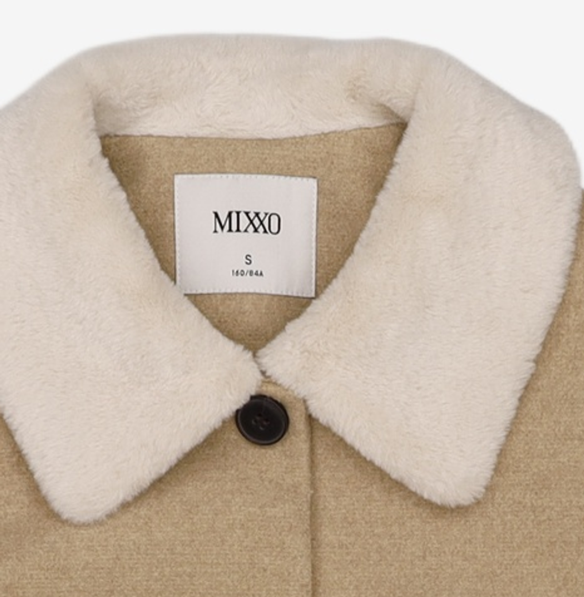 미쏘(MIXXO) 퍼카라 크롭 자켓_MIWJKE102G S