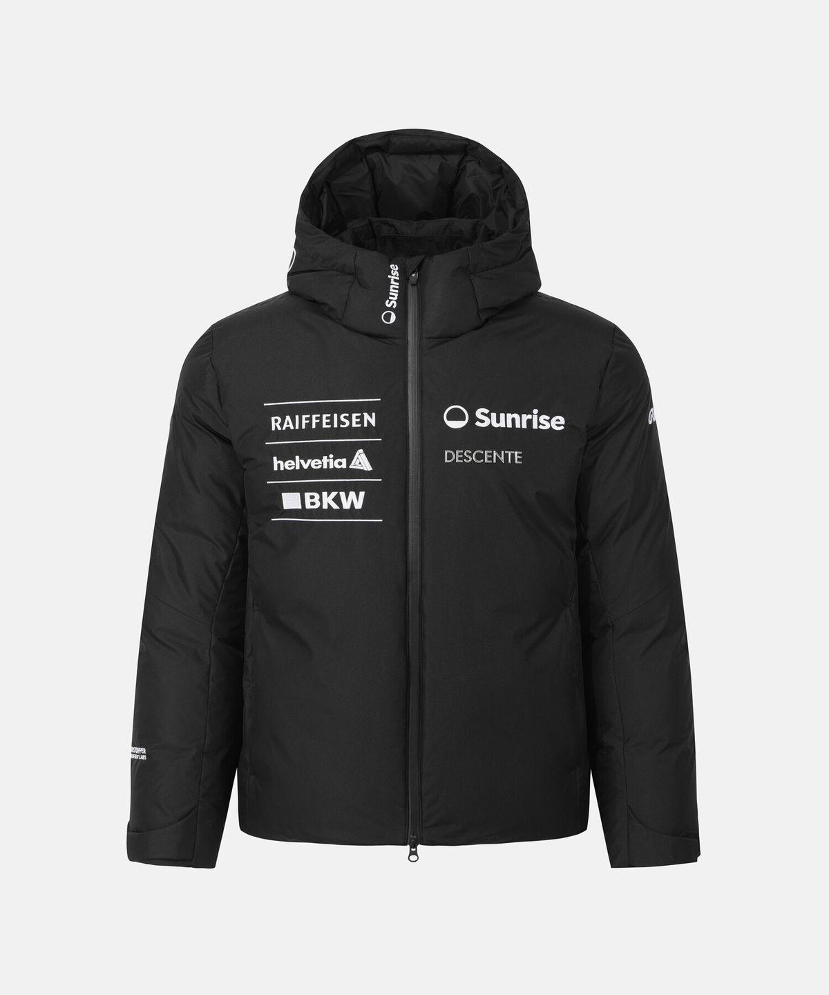 데상트(DESCENTE) 남성 스위스 스키 고어텍스 윈드스토퍼 중경량 다운 자켓 블랙 SR411SDJN1