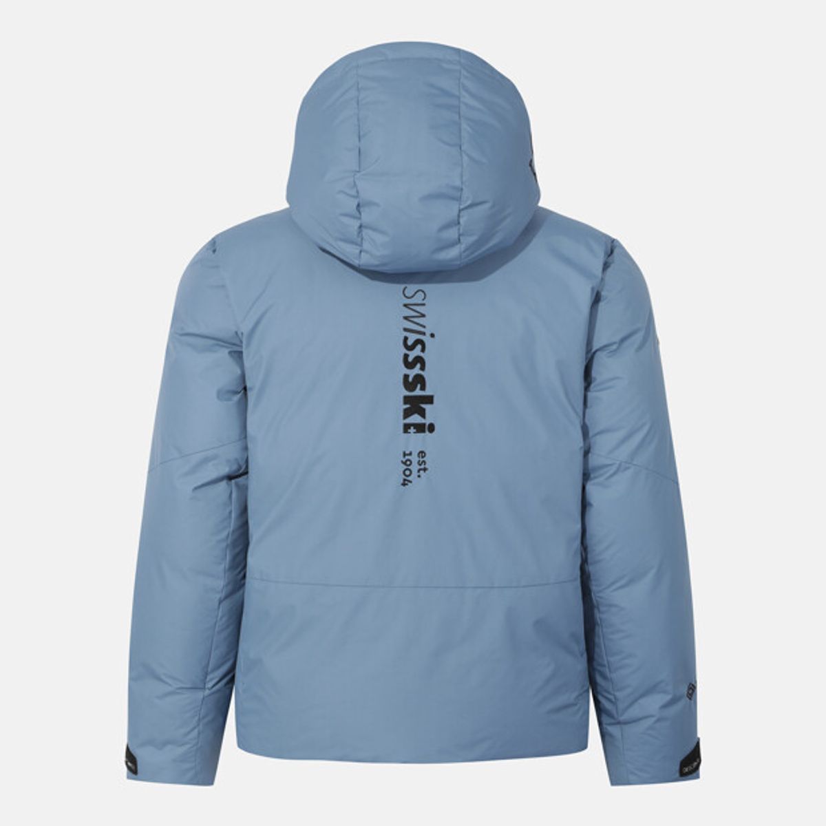데상트(DESCENTE) 남성 스위스 스키 고어텍스 윈드스토퍼 중경량 다운 자켓 블루 SR411SDJN1