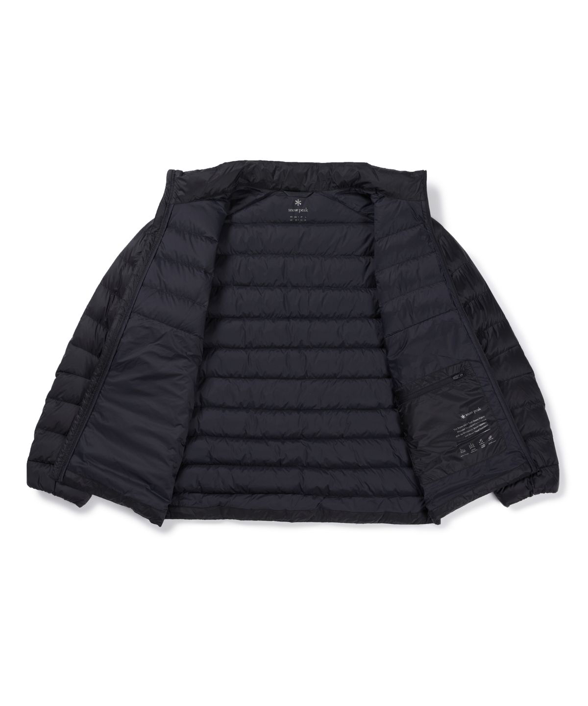 스노우피크 어패럴(SNOWPEAK APPAREL) 토레이 15D 에어태스틱 스탠드넥 경량 다운 자켓 (S26WMTDJ26) Black