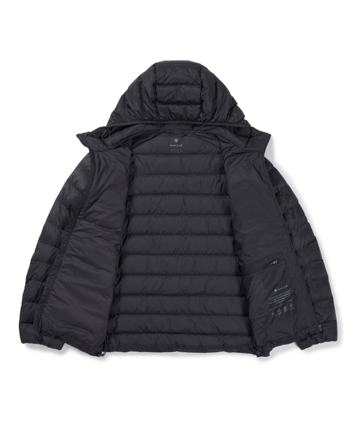 스노우피크 어패럴(SNOWPEAK APPAREL) 토레이 15D 에어태스틱 경량 다운 자켓 (S26WMTDJ24) Charcoal