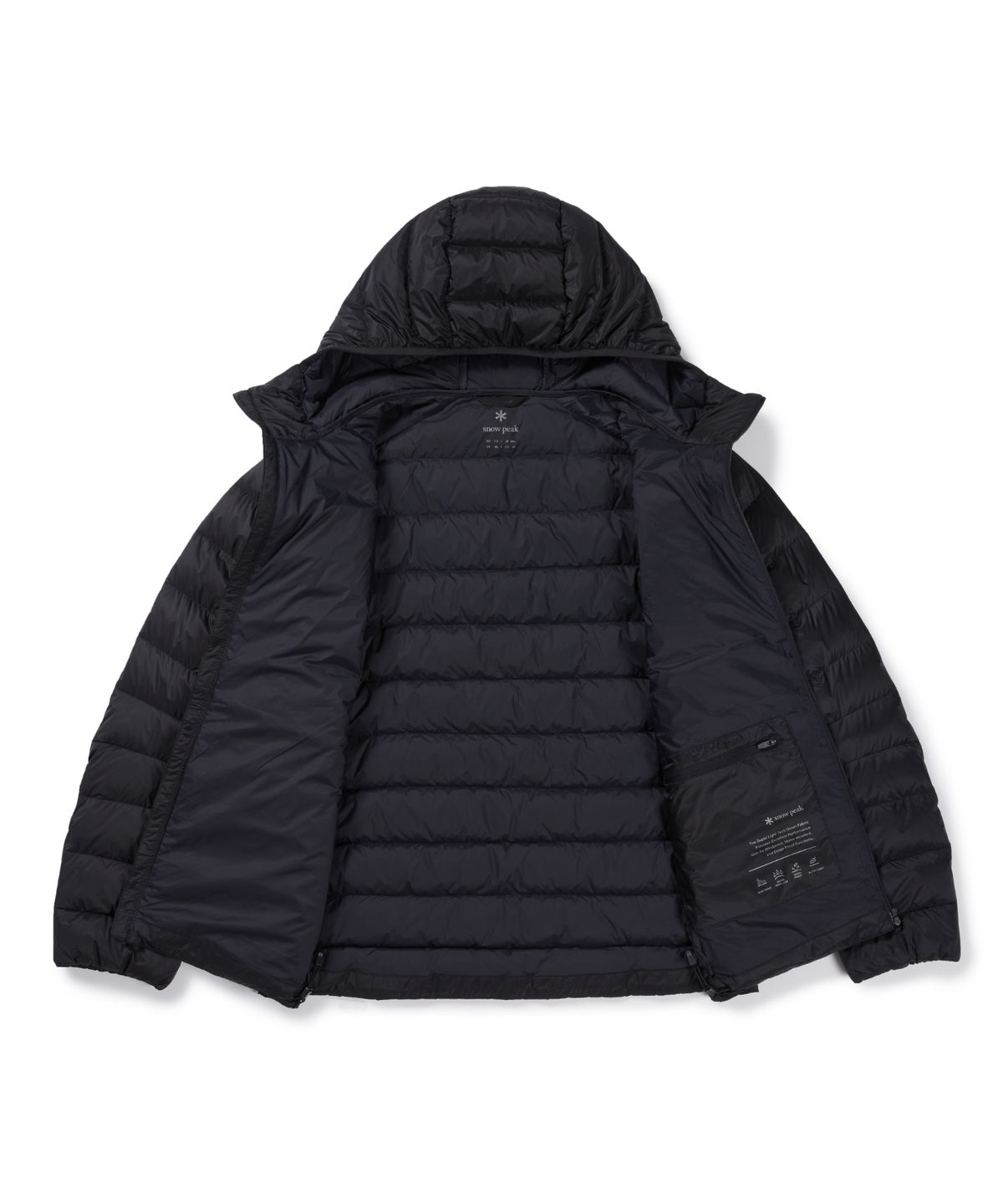 스노우피크 어패럴(SNOWPEAK APPAREL) 토레이 15D 에어태스틱 경량 다운 자켓 (S26WMTDJ24) Black