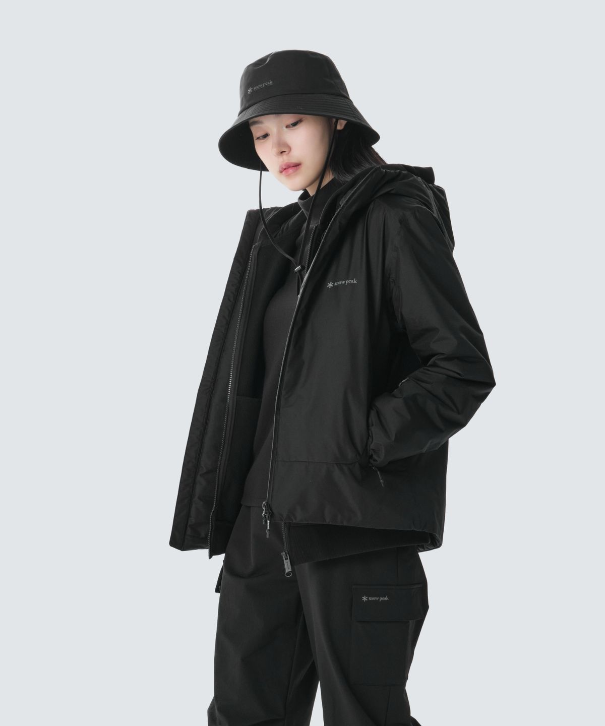스노우피크 어패럴(SNOWPEAK APPAREL) 윈드스토퍼 프리마로프트 자켓 (S26WUPPJ04) Black