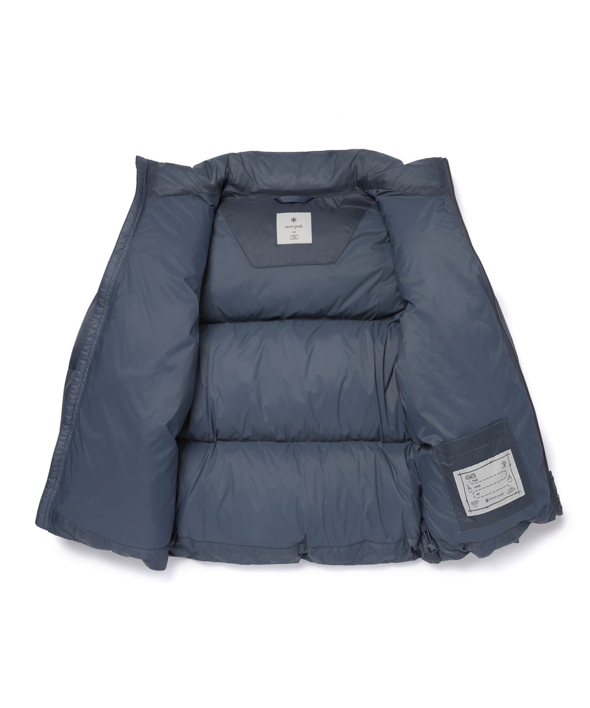 스노우피크 어패럴 키즈(SNOWPEAK APPAREL KIDS) 키즈 토레이 15D 에어태스틱 스탠드넥 헤비 다운 자켓 (S26WKTDJ81) Pastel Blue
