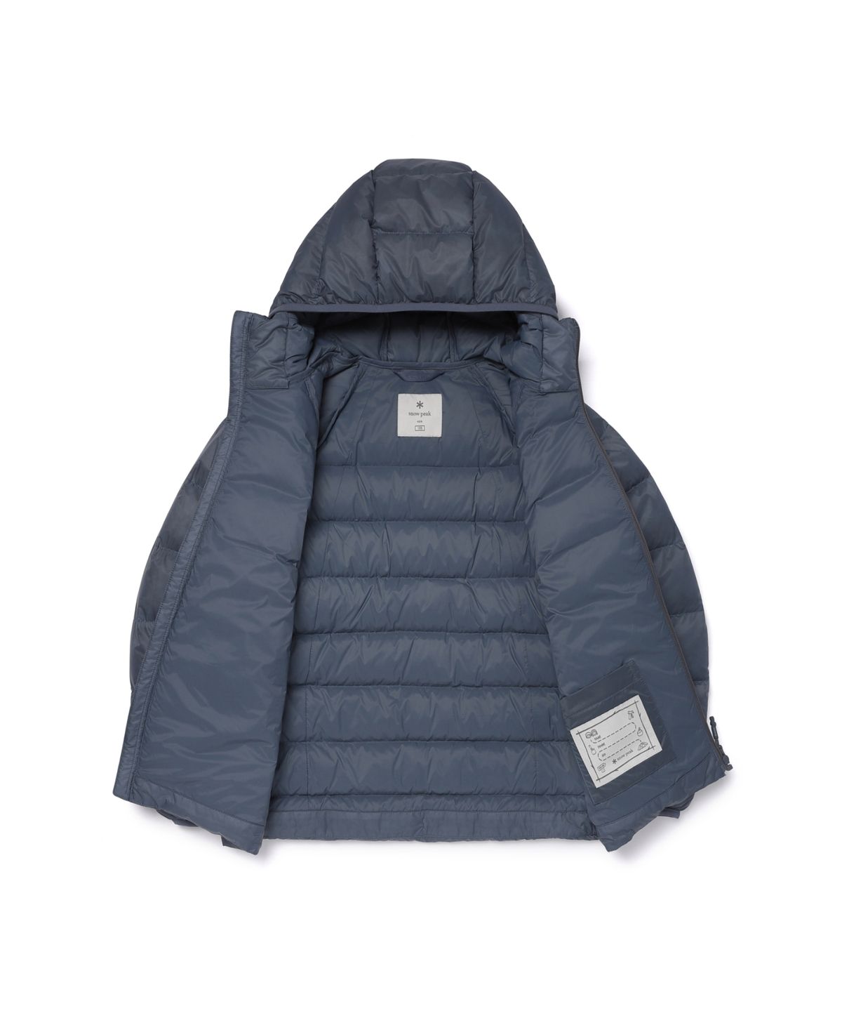 스노우피크 어패럴 키즈(SNOWPEAK APPAREL KIDS) 키즈 토레이 15D 에어태스틱 후드 경량 다운 자켓 (S26WKTDJ80) Pastel Blue