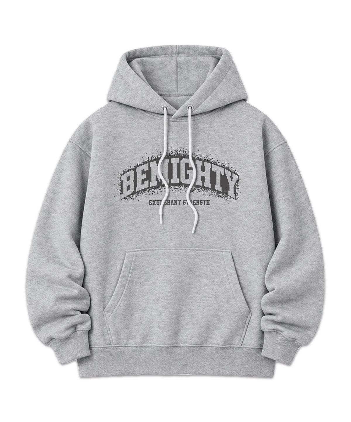비마이티(BEMIGHTY) 망점 로고 오버핏 하드쭈리 후드티셔츠