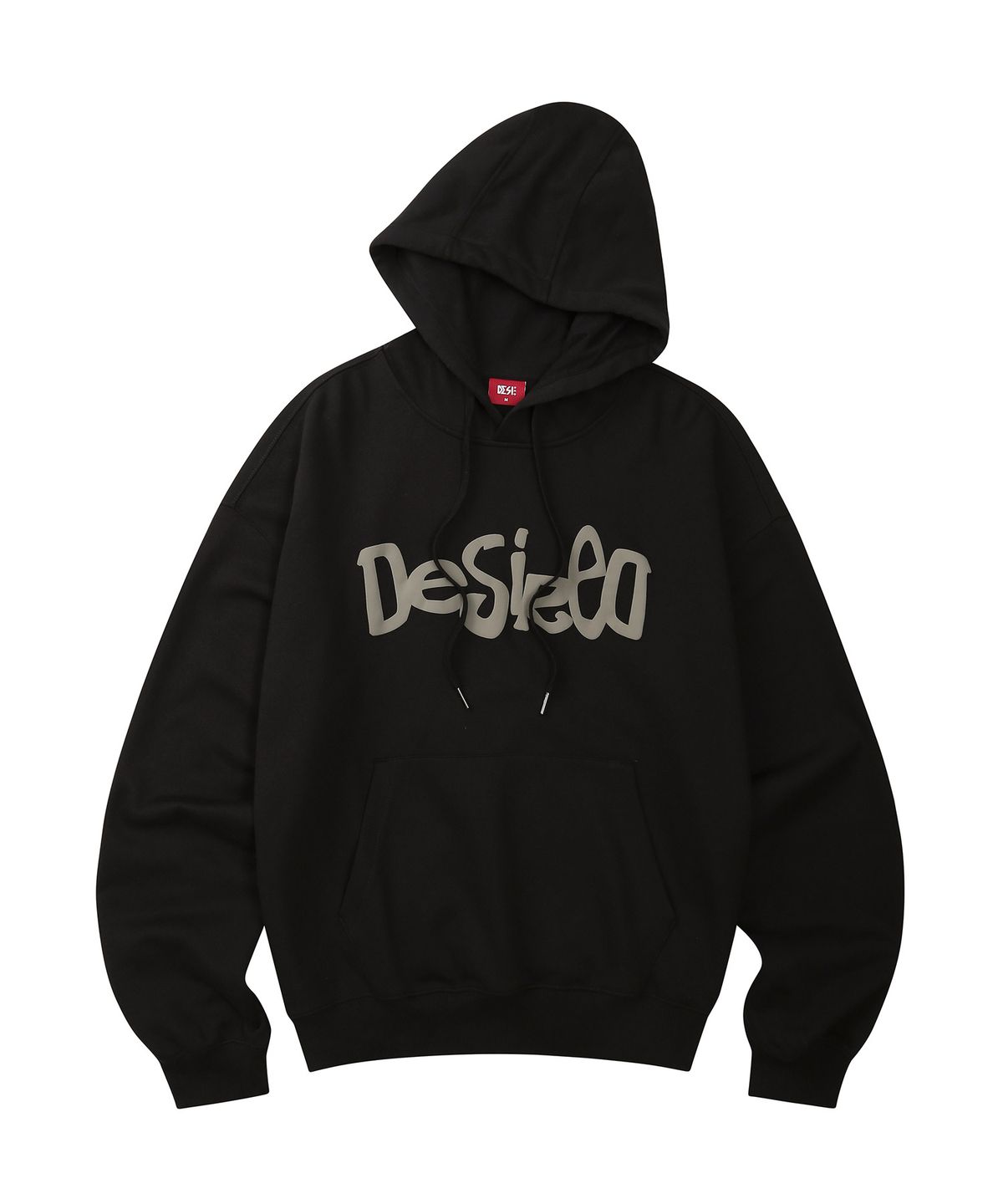 데시레드(DESIRED) 포밍 로고 기모 후드 티셔츠-FFSK5121D03