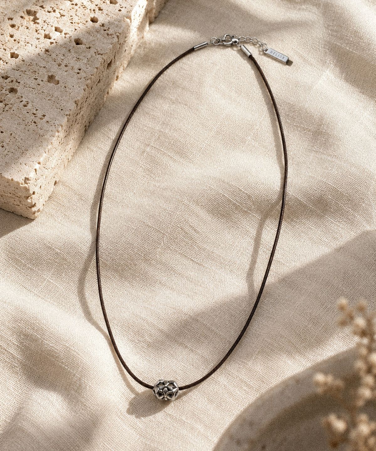 헬리오스(HELIOS) AXIS NECKLACE #1 [BROWN]