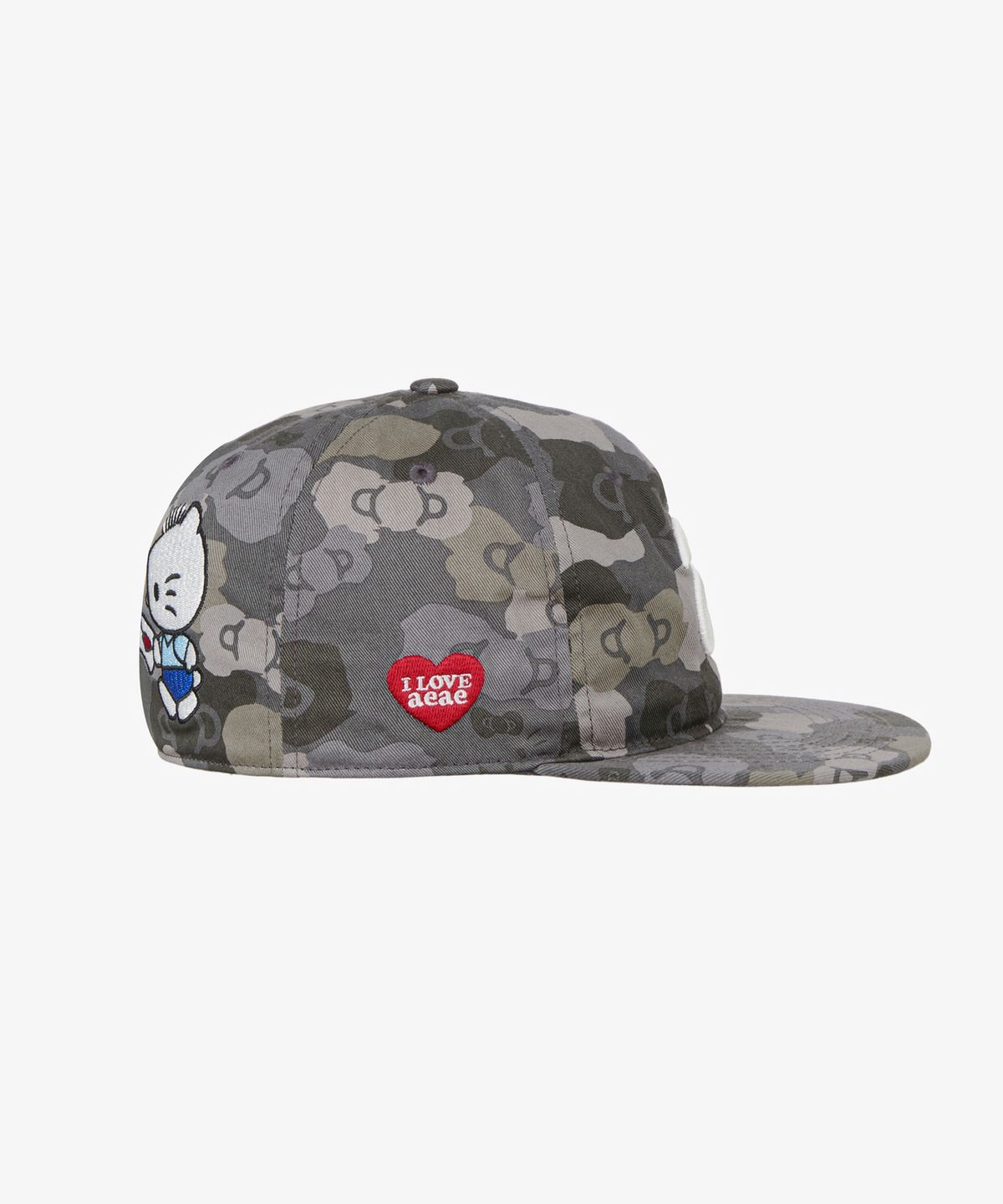 에이이에이이(AEAE) HELLO KITTY ON MY WAY TO DANIEL STAR CAP [GREY]