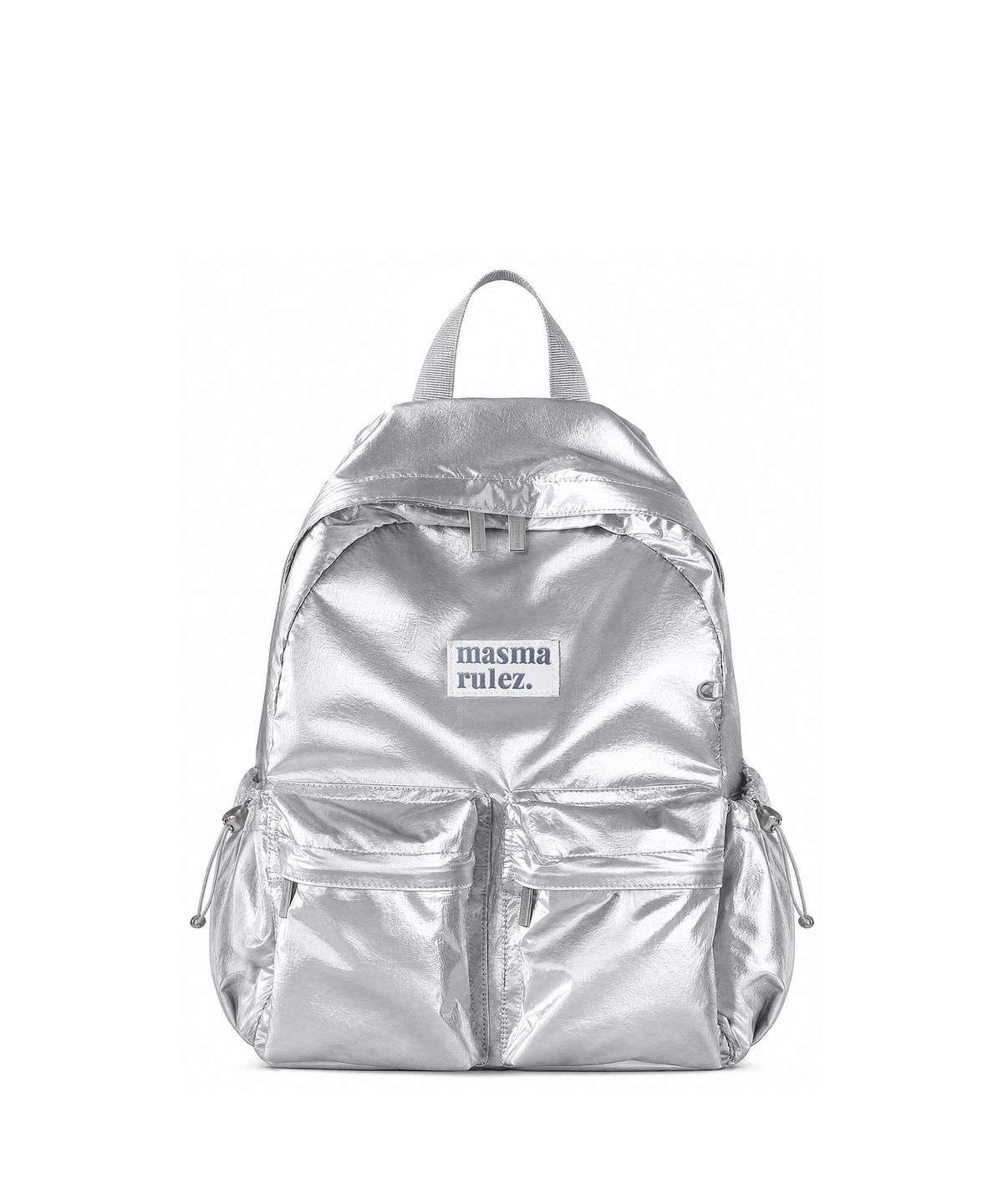 마스마룰즈(MASMARULEZ) mini ver. Two pocket daily backpack_Glow silver