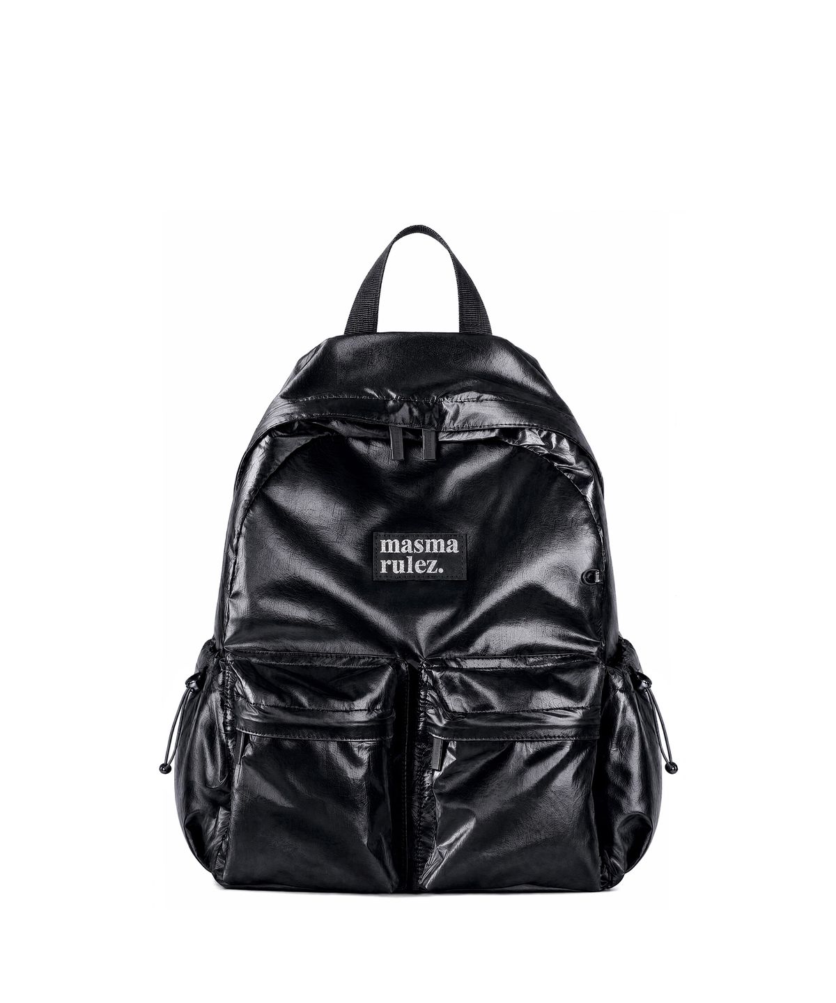 마스마룰즈(MASMARULEZ) mini ver. Two pocket daily backpack_Glow black