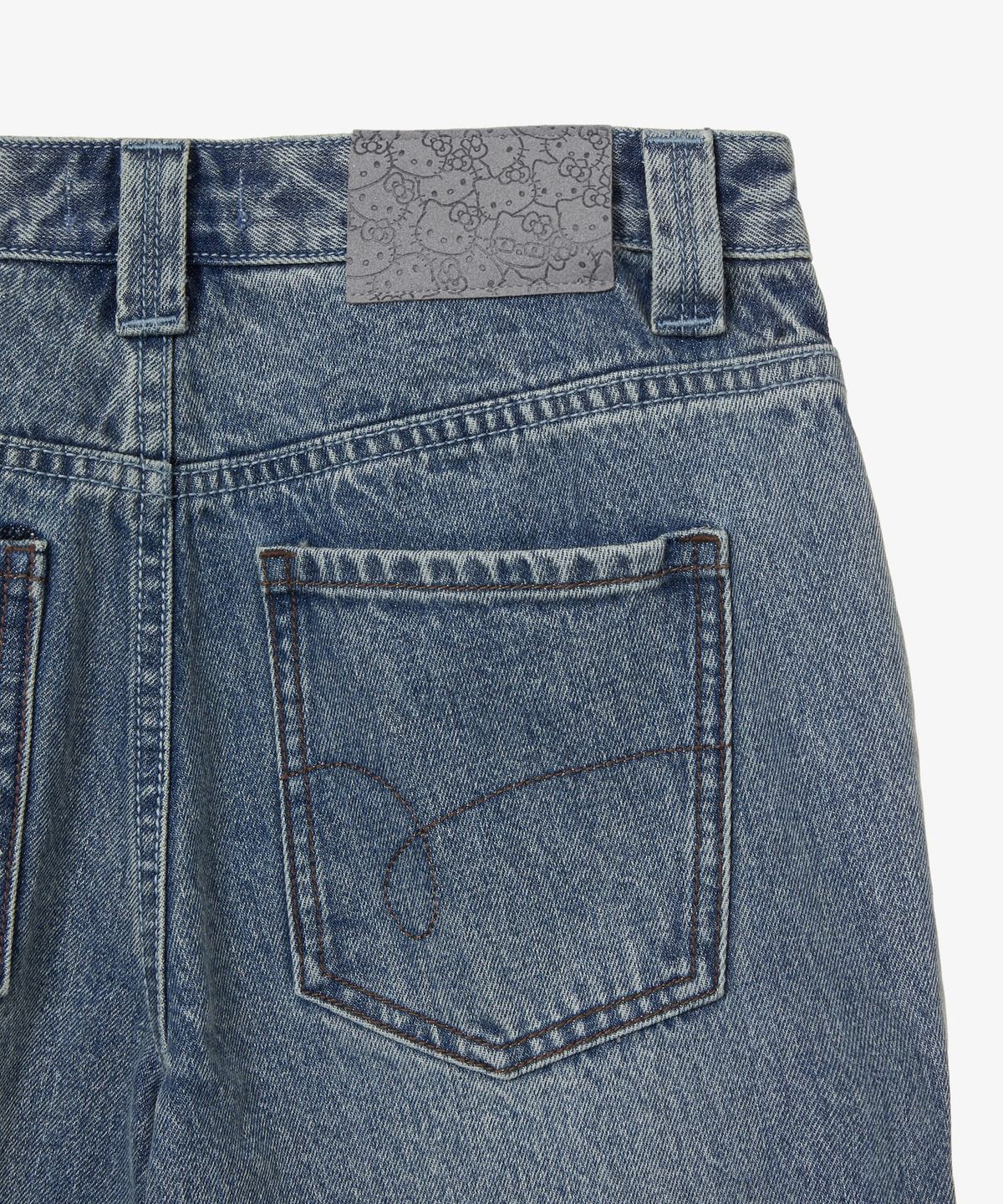 에이이에이이(AEAE) HELLO KITTY FLARE DENIM PANTS [BLUE]