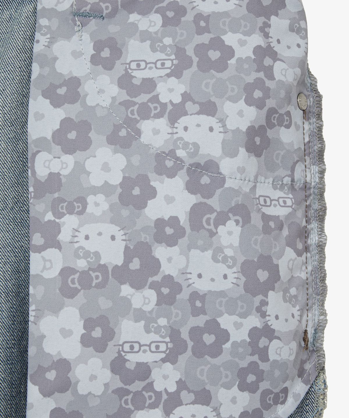 에이이에이이(AEAE) HELLO KITTY FLARE DENIM PANTS [BLUE]