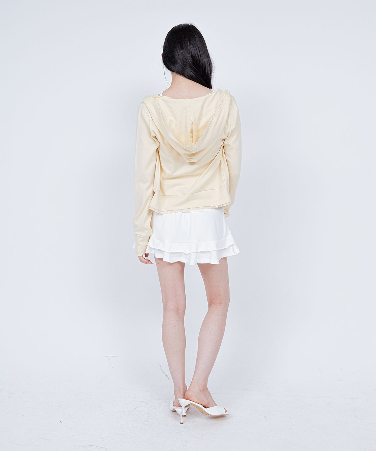 벨리아르(BELLIALEU) BELLA HOOD ZIP UP LEMON YELLOW
