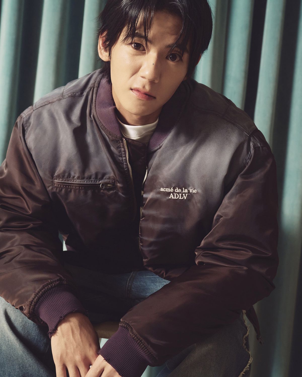 아크메드라비(ACME DE LA VIE) WASHED MA-1 JACKET [BROWN]
