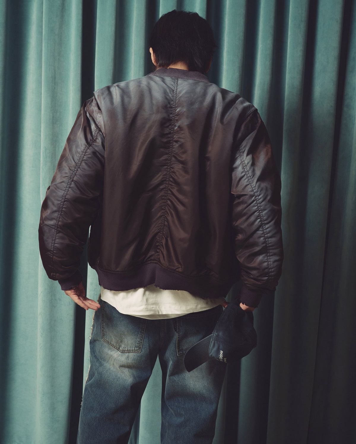 아크메드라비(ACME DE LA VIE) WASHED MA-1 JACKET [BROWN]