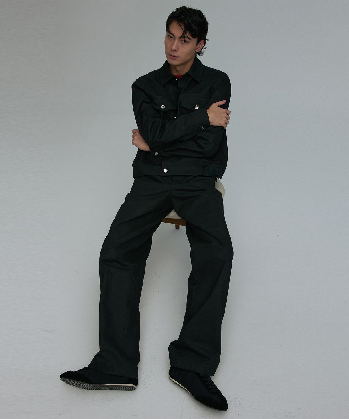 리이 맨(RERHEE MEN) BALLOON-LEG TROUSERS
