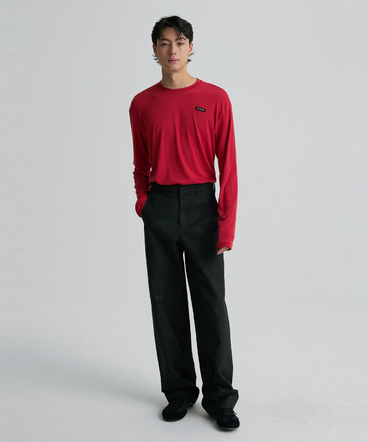 리이 맨(RERHEE MEN) BALLOON-LEG TROUSERS