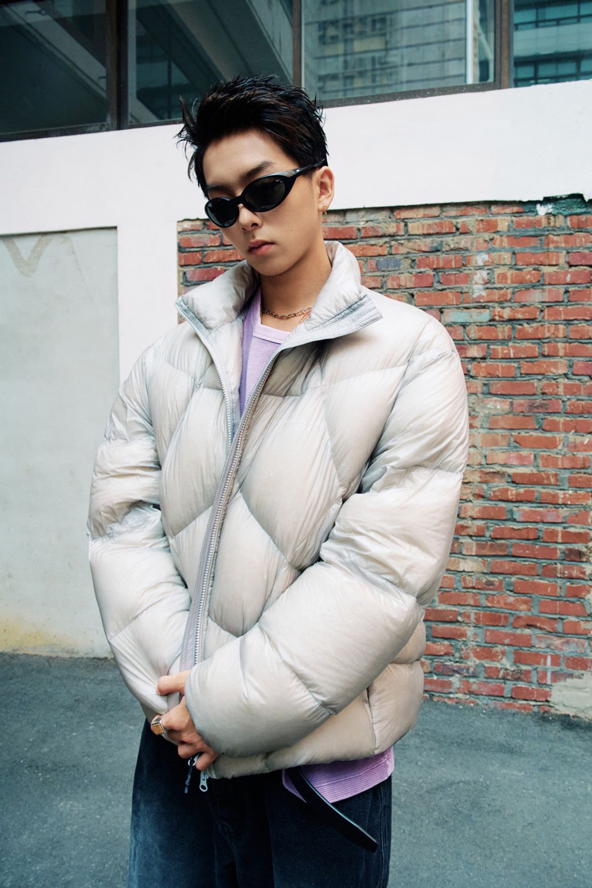 아크메드라비(ACME DE LA VIE) STANDARD FILL DUCK DOWN JACKET [GRAY]