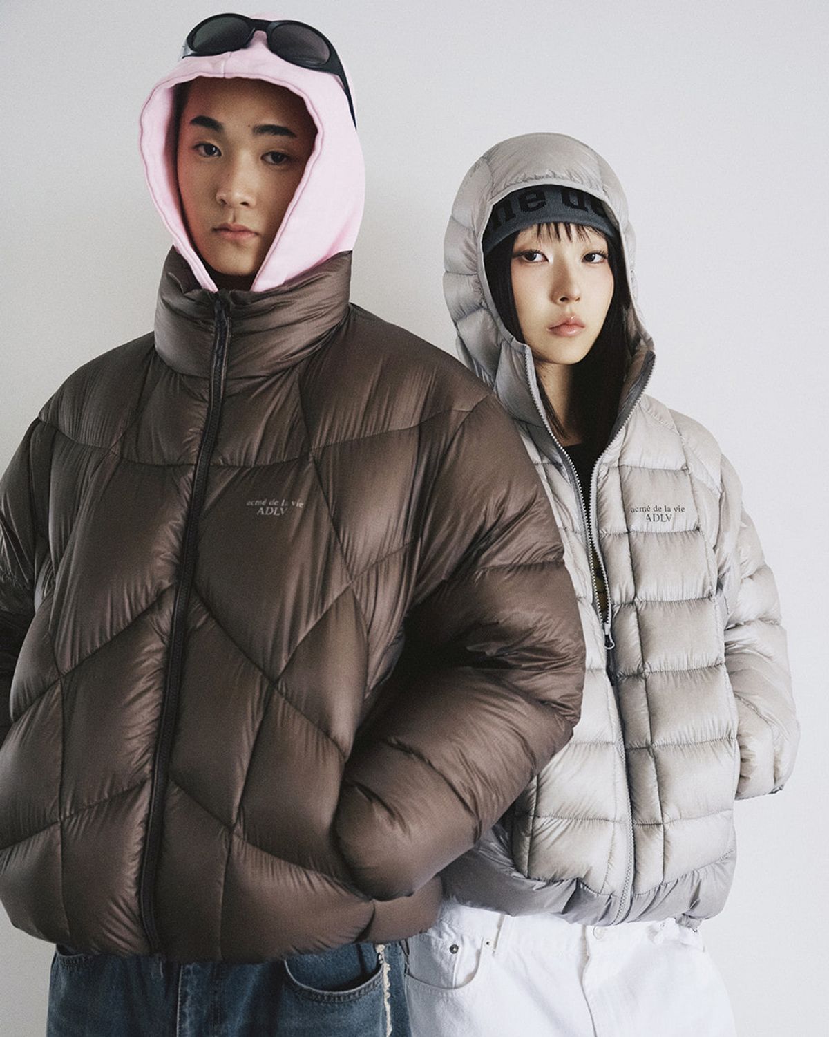 아크메드라비(ACME DE LA VIE) STANDARD FILL DUCK DOWN JACKET [BROWN]