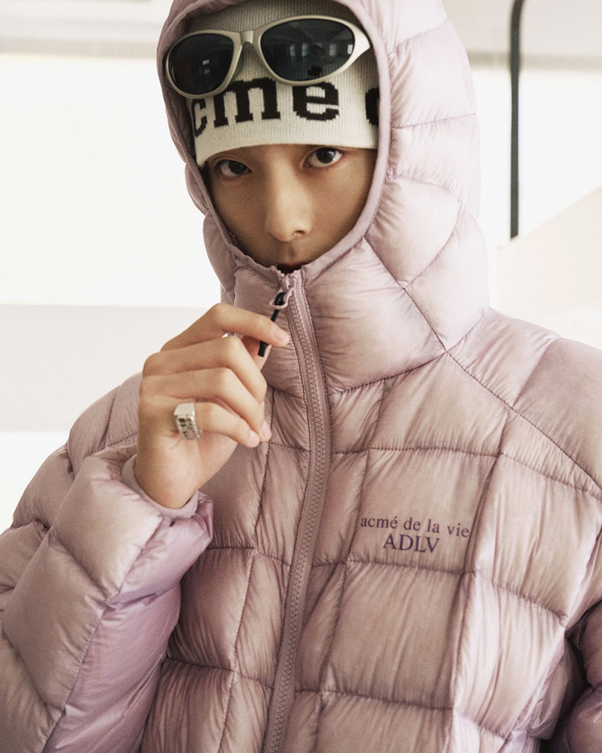 아크메드라비(ACME DE LA VIE) LIGHTWEIGHT DUCK DOWN JACKET [LIGHT PURPLE]